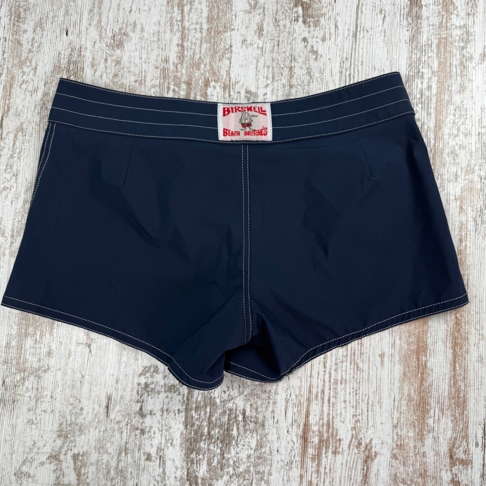 Birdwell Beach Britches Navy Blue Board Shorts Womens 10 Surf Swim WA3404 USA - Picture 2 of 7